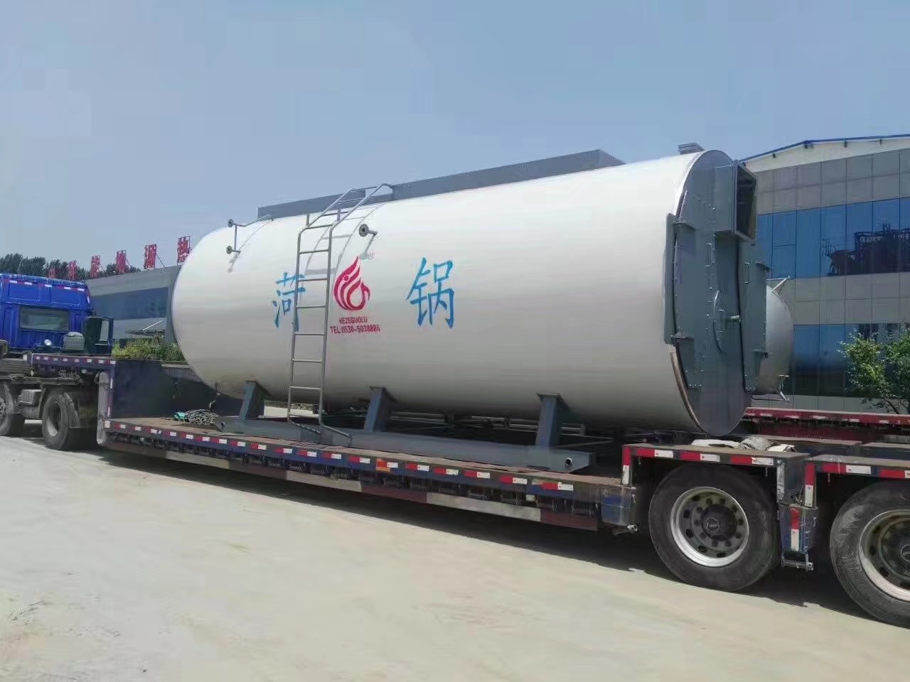菏锅15吨天然气锅炉WNS系列燃气蒸汽锅炉